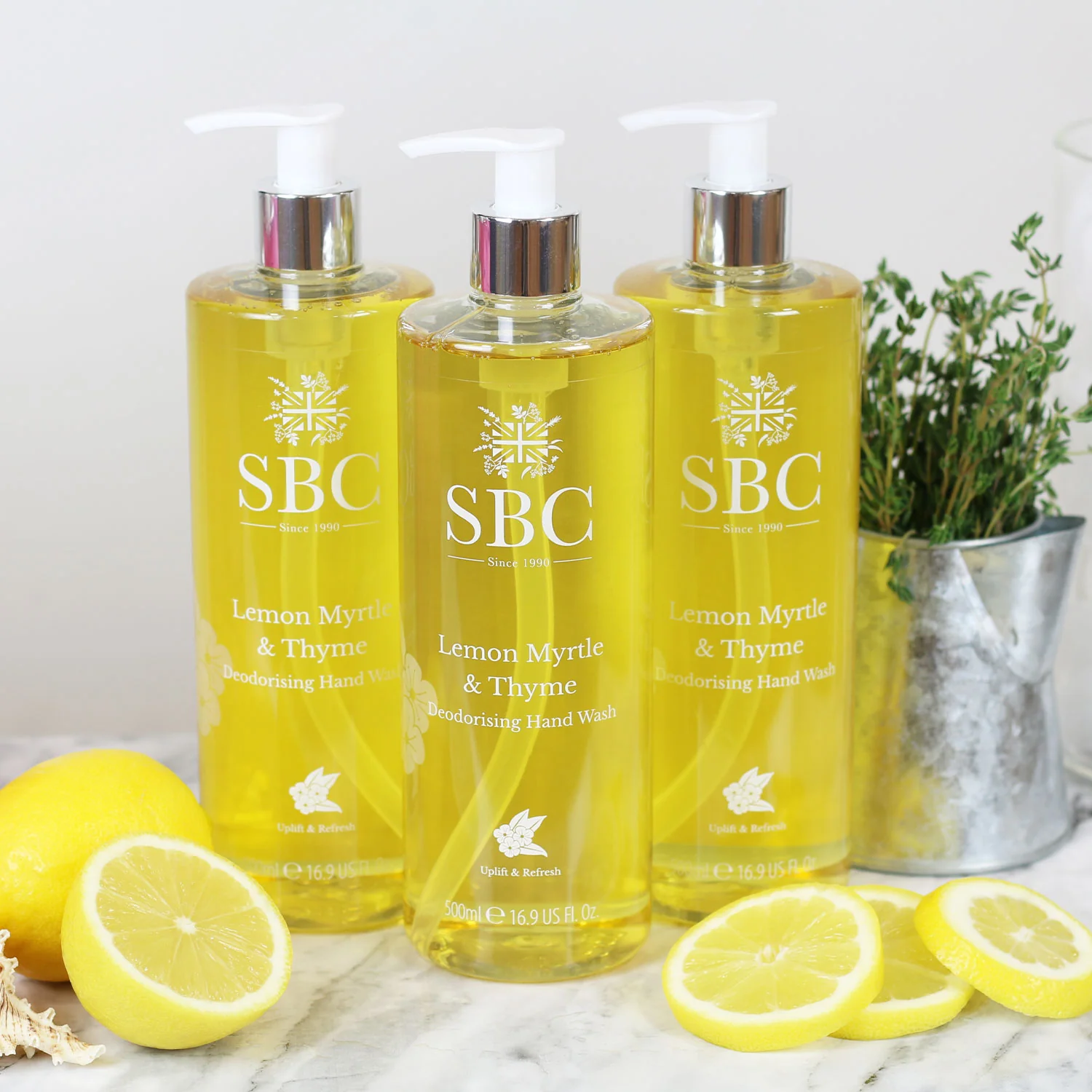 Lemon Myrtle & Thyme Deodorising Hand Wash - Image 3
