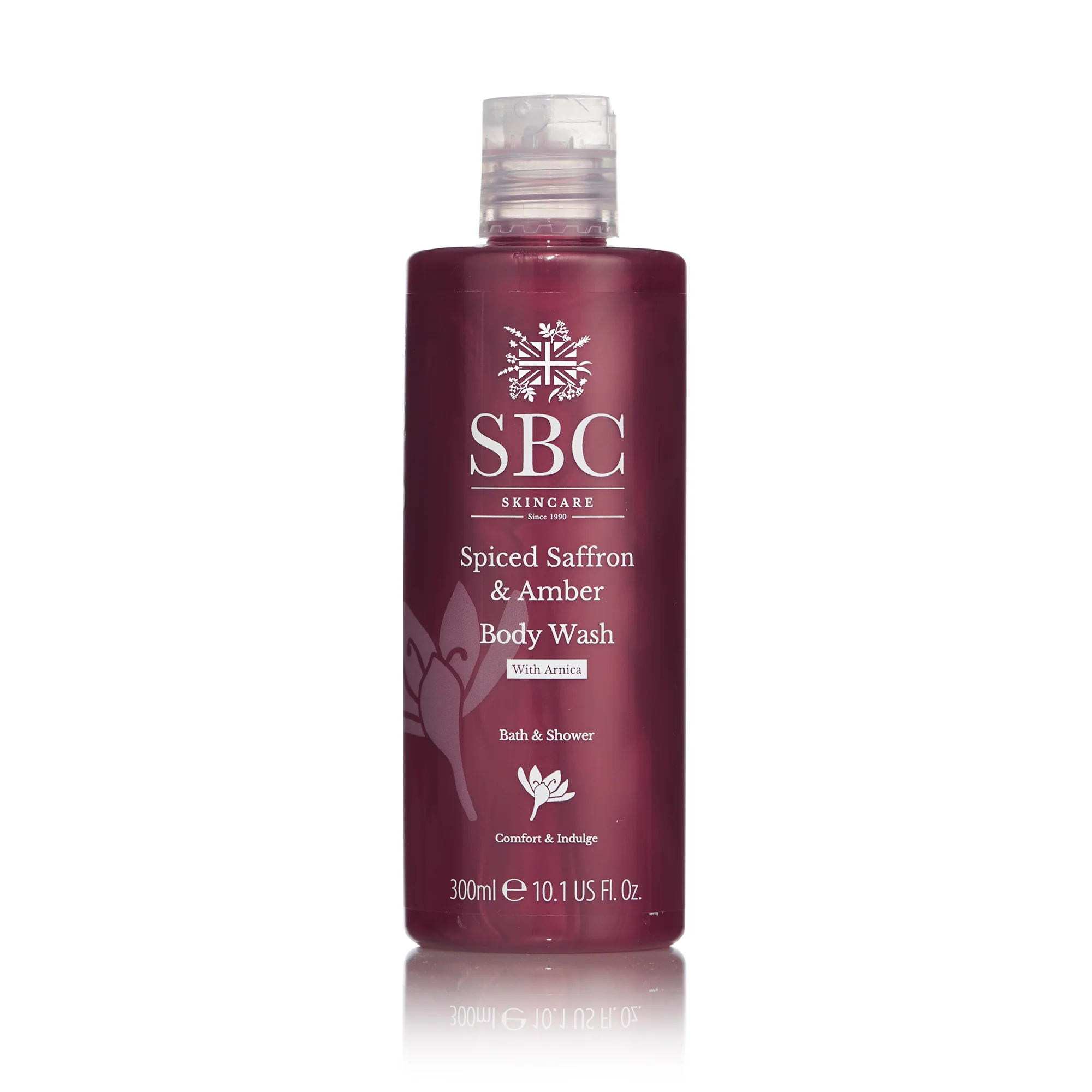 Spiced Saffron & Amber Body Wash with Arnica